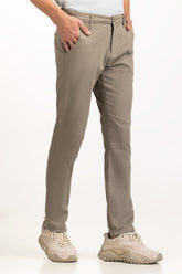 Plain Dyed Khaki Pants MN-TRC-WS24-022